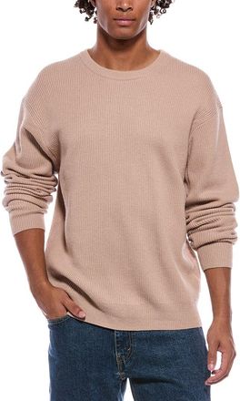 Frame Denim Frame Ribbed Wool & Silk-Blend Crewneck Sweater