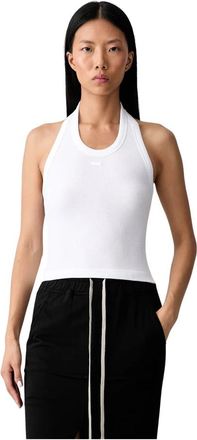VETEMENTS Halterneck Tanktop - Dames - Tops zonder mouwen - Wit - M - Katoen - Tops