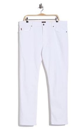 HUGO BOSS Delaware Slim Leg Jeans in White at Nordstrom Rack, Size 30 X 32