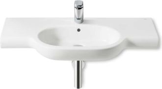 Roca Lavabo De Porcelana Roca Meridian Mural 1000x460x150mm Blanco