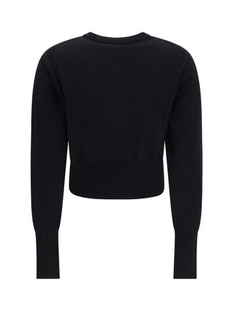 Vivienne Westwood Orb-Embroidered Crop Cardigan - Black
