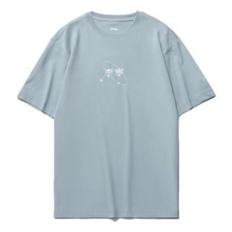 Li-Ning Atom Graphic T-shirt Blue AHST735-3