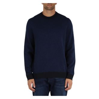 HUGO BOSS Heren, Truien, Blauw, Maat: XL Katoen