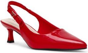Anne Klein Ibbey Slingback Pump in Red Patent at Nordstrom Rack, Size 6.5