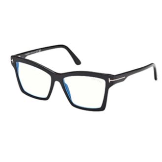 Tom Ford Glasses, unisex, Black, Size: 54 MM Square Optical Frame