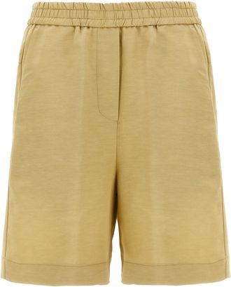 Nude Naaktlinnen Bermuda shorts