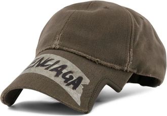 Balenciaga Accessoires, Heren, Bruin, S, Panel Cap