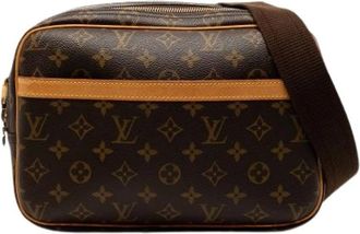 Louis Vuitton Pre-owned Cross Body Bags, female, Brown, Size: ONE SIZE Pre-owned The Reporter PM