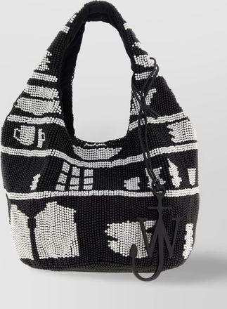 J.W.Anderson mini shopping bag beaded design