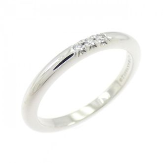 Tiffany & Co. Silver Platinum 950 Band Ring (Pre-Owned)