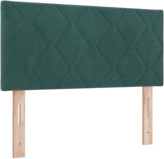 vidaXL Cama Con Somier Y Colch&oacute;n Negra 100x200 Cm Terciopelo Vidaxl