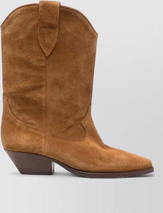 Isabel Marant leather cowboy ankle boots