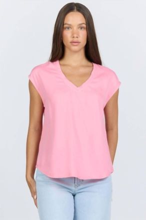 Dear John Denim Yanis Top In Pink Lemonade
