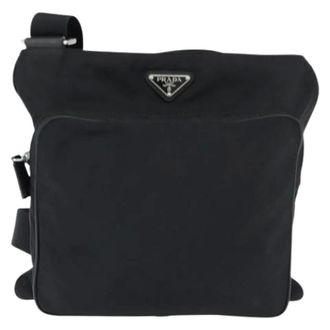 Prada Borsa a tracolla Pre-owned Vintage in nylon - - Pre-owned - Donna - Nero - ONE SIZE