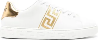 Versace Golden White Golden Greca Sneakers