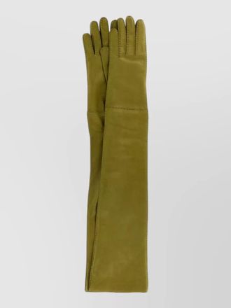 Prada nappa gloves long length stitch detailing