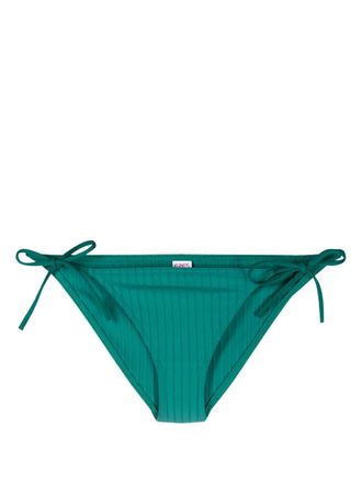 Eres Slip bikini con nodo laterale Punch - Verde