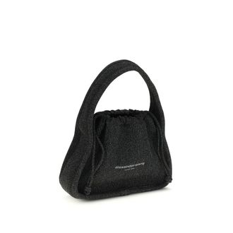 Alexander Wang Womens Ryan Shoulder Bag Black Polyester Nylon