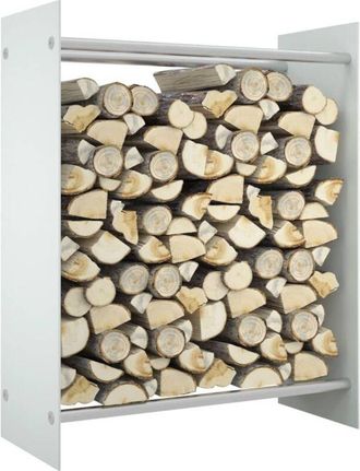 vidaXL Le&ntilde;ero De Vidrio Templado Blanco 80x35x100 Cm Vidaxl