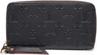 Louis Vuitton 2021-2025 Monogram Empreinte Zippy Wallet long wallets - Blu