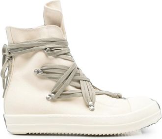 Rick Owens Megalace Pentagram Lace-up Sneakers