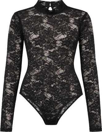 Philipp Plein Body - Dames - Bodies - Zwart - L - Tops