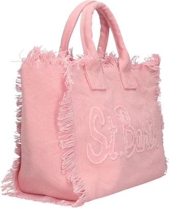 Saint Barth Meisjes Handtassen Colette Patch - Dames - Shoppers - Roze - ONE Size - Denim - Tassen