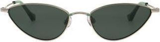 Florence By Mills 53mm Cat Eye Sunglasses in Gold Green at Nordstrom Rack