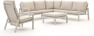 Manifesto Furniture Manifesto Alzano hoek loungeset 5-delig 6-zits verstelbaar