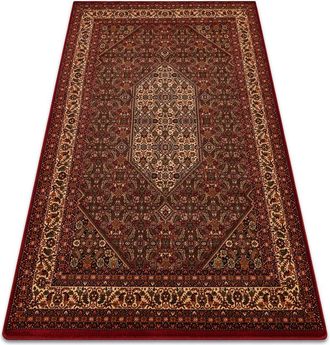 RugsX Wool carpet polonia wawelski burgundy red 170x235 cm