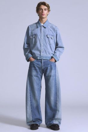 Levi's Vaqueros 501 1980s Customized - Hombre - 30X32 - Lavado medio / Rancho MIJ