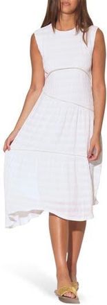 Walter Baker Ambrosia Textured Asymmetric Dress in Ivory at Nordstrom Rack, Size 10