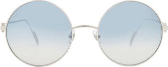 Cartier Premiere de Cartier Blue Gradient Round Ladies Sunglasses CT0156S 006 56