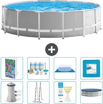 Intex Piscina Prism Frame Redonda - 457x122 Cm - 9-piezas S536