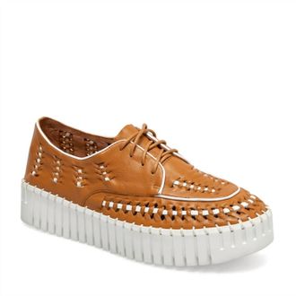 Silent D Womens Brodies Sneaker In Tan