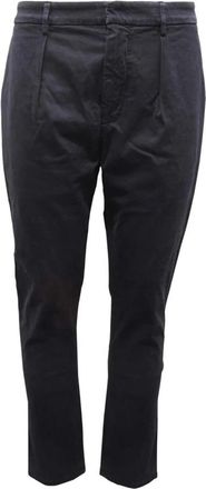 Dondup Italiaanse Stijl Broek - Heren - Chinos - Blauw - W33 - Katoen - Broeken