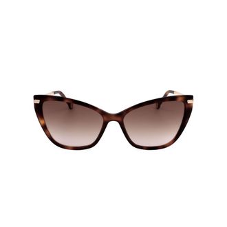 Carolina Herrera Ladies Brown Rectangular Sunglasses HER 0262/S