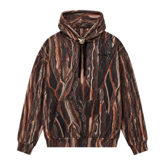 Carlo Colucci Signature Hoodie - Heren - Sweatshirts & Hoodies - Bruin - Maat: M Katoen