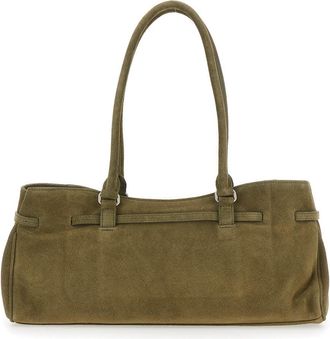 Margesherwood Womens Shoulder Bag Soft Grandma Green Leather Cow