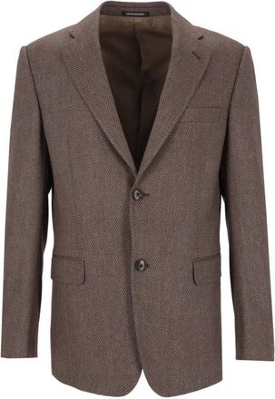 Emporio Armani Uomo, Giacche, Marrone, L, new
