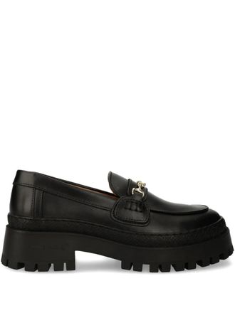 Filling Pieces Sierra loafers - women - Calf Leather/Rubber/Calf Leather - 41 - Black