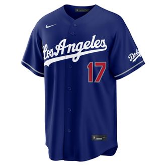 Nike Shohei Ohtani Los Angeles Dodgers Nike Mens MLB Stadium Jersey in Blue | RE260IQALD9-UV4