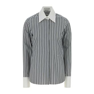 Stella McCartney Stella McCartney, Shirts, female, Multicolor, Size: 2XS Cotton Stripe Shirt