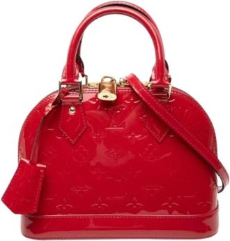 Louis Vuitton Pre-owned Mini Bags, female, Red, Size: ONE SIZE Pre-owned Alma BB