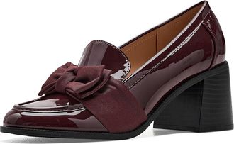 Bandolino Korrar High Womens Heels Dark Red Patent : 6.5 M, Synthetic