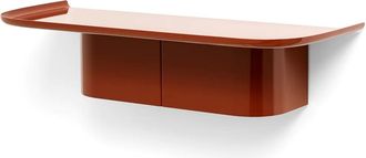 HAY Korpus Wandregal mit Kleiderhaken, M, brick red