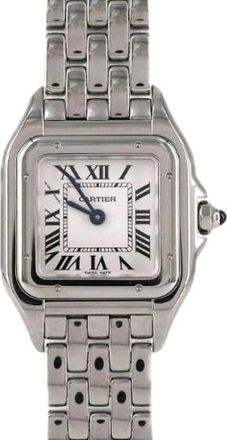 Cartier Pre-owned Panthere Stainless Steel Quartz - Dames - Vintage Horloges - Grijs - ONE Size - Vintage