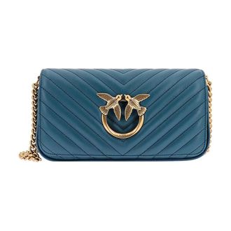 Pinko Mujer, Bolsos, Azul, Talla: ONE Size