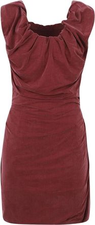 Vivienne Westwood Mini Ginnie Amber Jersey Jurk - Dames - Korte kleedjes - Rood - S - Kleedjes