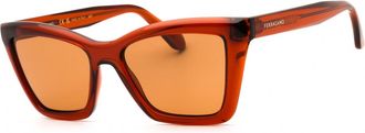 Ferragamo SF2039SE 224 Transparent Rust/Brown